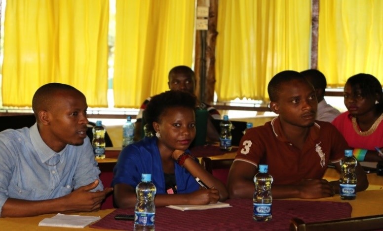 Peer educators during the launch of the ASRH policy in Kilifi County