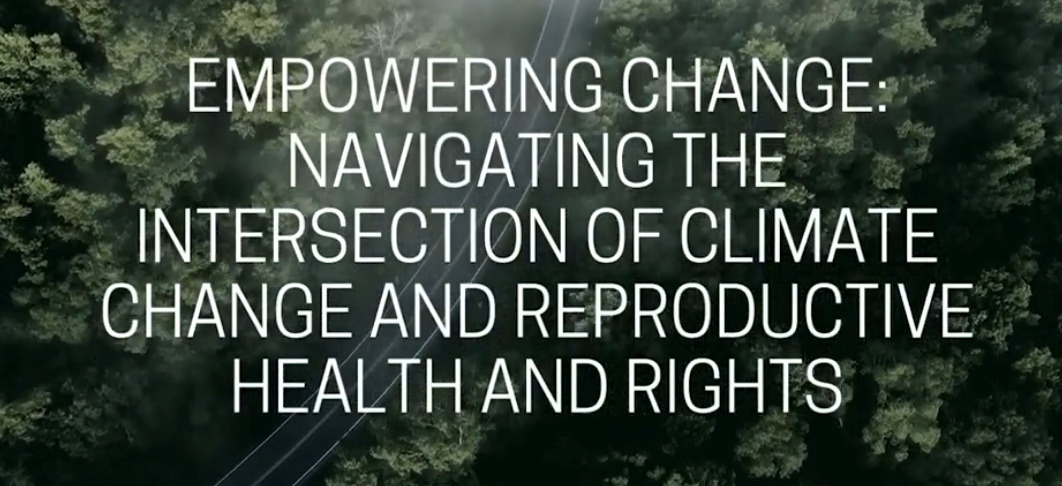 ANSER Knowledge Clip on the interaction of Climate Change and SRHR