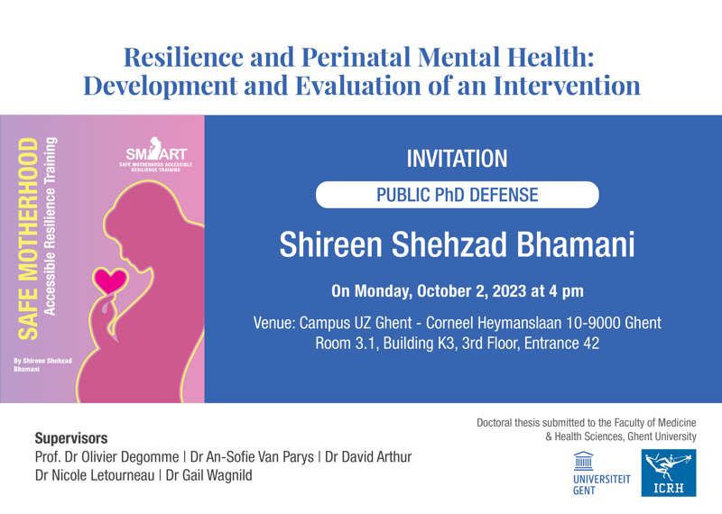 PhD defense Shireen Shehzad Bhamani